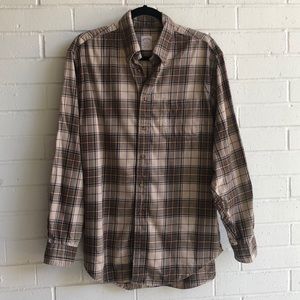 Brooks Brothers Plaid Cotton Button Up